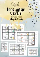 Vorschau - Spiele - Irregular verbs Stop & Swap - Simple Past Edition - Deckblatt