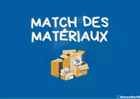 Vista previa - Juegos / Gamificación - Match des matériaux - Portada