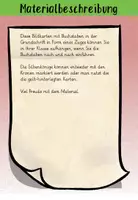 Vorschau - Bildkarten - Buchstabenzug / Buchstaben Bildkarten - Grundschrift - Seite 1