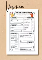 Vorschau - Arbeitsblätter - Canva Link-Vorlage: Kennenlernspiel Alles über meine Lehrkraft - Seite 2