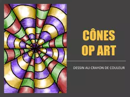 Aperçu - Préparation de séance / Séance complète - ART: Cônes Op Art (Keyn/PP/PDF) - Page 1