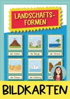 Vorschau - Stationenlernen - Landschaftsformen Bildkarten Deutsch / Sachunterricht - Deckblatt