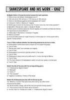 Vorschau - Quiz - Shakespeare And His Work - Quiz - Seite 3