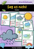 Vorschau - Spiele - Sag es nicht! Wetter - Wörter erklären - Deckblatt