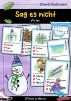 Vorschau - Spiele - Sag es nicht! Winter - Wörter erklären - Deckblatt