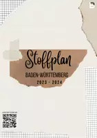 Vorschau - Anderer Materialtyp - Blanko-Stoffplan (Stoffverteilungsplan Baden-Württemberg 2023/24) - Deckblatt