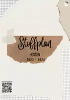 Vorschau - Anderer Materialtyp - Blanko-Stoffplan (Stoffverteilungsplan Hessen 2023/24) - Deckblatt