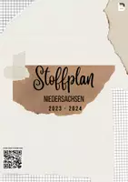 Vorschau - Anderer Materialtyp - Blanko-Stoffplan (Stoffverteilungsplan Niedersachsen 2023/24) - Deckblatt