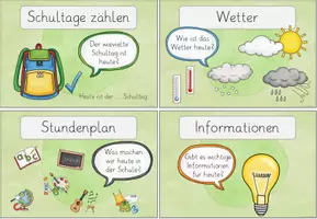Vorschau - Aufgabenkarten - Morgenrunde - Deckblatt