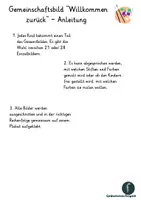 Vorschau - Mal- und Bastelvorlagen - Gemeinschaftsbild_Kunst_Klasse 1-4 - Seite 1