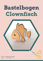 Vorschau - Mal- und Bastelvorlagen - Bastelbogen für Kinder: Clownfisch - Deckblatt