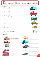 anteprima - Esercizi - cars sa transports and adjectives worksheets - Pagina 2