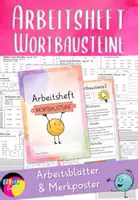 Vorschau - Unterrichtsreihen - Deutsch Arbeitsheft Wortbausteine - Deckblatt
