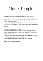 Aperçu - Affichage - Template modifiable pour affiche de bienvenue à l’école - primaire - Page 2