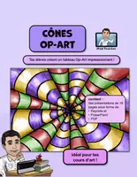 Aperçu - Préparation de séance / Séance complète - ART: Cônes Op Art (Keyn/PP/PDF) - Page de couverture