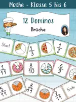 Vorschau - Spiele - Domino / Dominos - Brüche - Deckblatt