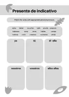 Vorschau - Arbeitsblätter - Presente de indicativo Spanisch - Seite 1
