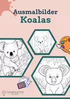 Vorschau - Mal- und Bastelvorlagen - 20 Koala-Ausmalbilder für Kinder - Deckblatt