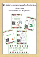 Vorschau - Stundenentwürfe - Deutschland Bundesländer QR Code Quiz - Deckblatt
