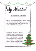 Vorschau - Stundenentwürfe - Klassenbandarrangement des Songs "Feliz Navidad" von José Feliciano - Seite 1