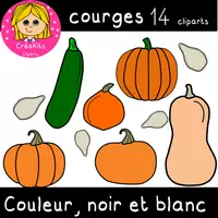 Aperçu - Cliparts/Visuels - cliparts courges - Page 2