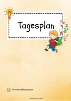 Vorschau - Bildkarten - Tagesplan - Deckblatt