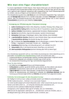 Vorschau - Arbeitsblätter - Wie schreibt man eine Charakterisierung? - Seite 1