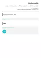 Aperçu - Affichage - 6 images légendées - Objets de la classe - Modèle 1 - Page 1