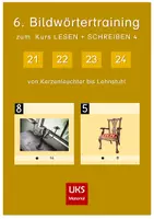 Vorschau - Arbeitsblätter - 6. Bildwörtertraining Kursteil 4 LESEN + SCHREIBEN - Deckblatt