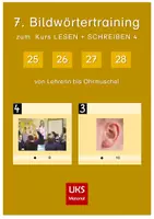 Vorschau - Arbeitsblätter - 7. Bildwörtertraining Kursteil 4 LESEN + SCHREIBEN - Deckblatt