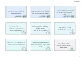 Vorschau - Aufgabenkarten - Expectations and Goals - Conversation Cards - Seite 3