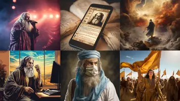 Vorschau - Arbeitsblätter - Moderne Propheten - Influencer Klimawissenschaftler Whistleblower Epidemiologen usw - Gruppenarbeit Projekt Prophetie AT - Deckblatt