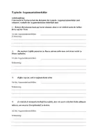 Vorschau - Arbeitsblätter - Argumentationsfehler Argumente formulieren - Seite 2