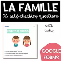 Aperçu - Apprentissages en autonomie - La Famille GOOGLE FORMS - Page de couverture