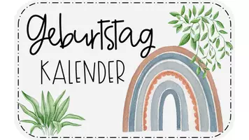 Vorschau - Poster - Geburtstagskalender - Klassenzimmergestaltung - Seite 2
