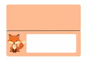 Vorschau - Anderer Materialtyp - Fuchs-Namensschilder zum Selbstbeschriften - Seite 3