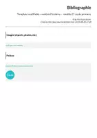 Aperçu - Affichage - Template modifiable pour affiche bienvenue à l’école - modèle 2 - primaire - Page 1