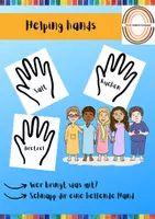 Vorschau - Mal- und Bastelvorlagen - Helping Hands - Deckblatt