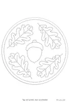 Vorschau - Mal- und Bastelvorlagen - Mandalas Herbst zum Prickeln - Seite 3