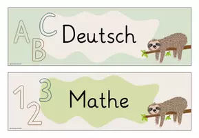 Vorschau - Bildkarten - Tagestransparenz - Faultierklasse - Seite 3