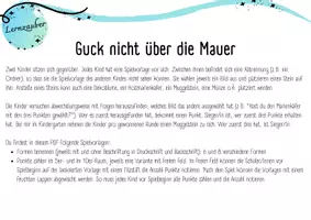 Vorschau - Spiele - Guck nicht über die Mauer: Zählen und Formen erkennen (Marienkäfer) - Seite 2