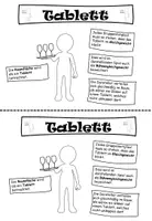 Vorschau - Poster - Tablett - Infoblatt - Darstellen und Gestalten - Körpersprachlicher Schwerpunkt - Deckblatt