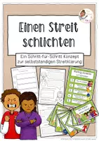 Vorschau - Stundenentwürfe - Einen Streit schlichten (Streitschlichter) - Klasse 3 und 4 - Deckblatt