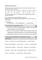 Vorschau - Arbeitsblätter - Lesetraining: Rhythmisches Lesen 2 - Seite 1