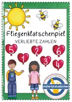 Vorschau - Spiele - Fliegenklatschenspiel - VERLIEBTE ZAHLEN (Klasse 1) - Deckblatt