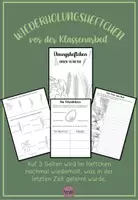 Vorschau - Arbeitsblätter - Getreide: Übungsheftchen zur Wiederholung vor KA - Deckblatt