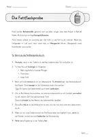 Vorschau - Arbeitsblätter - Ernährung: Fettfleckprobe - Seite 3