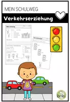 Vorschau - Arbeitsblätter - Verkehrserziehung - Mein Schulweg - Deckblatt