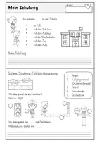 Vorschau - Arbeitsblätter - Verkehrserziehung - Mein Schulweg - Seite 2