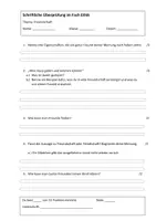Vorschau - Test - schriftliche Überprüfung_Freundschaft_Ethik - Seite 1